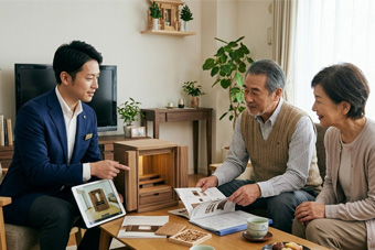 現地にて清掃作業