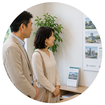 ご希望に合わせた納骨先をご提案