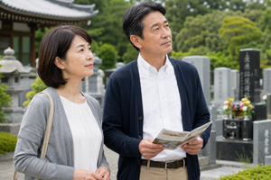 親が亡くなり納骨先を探している