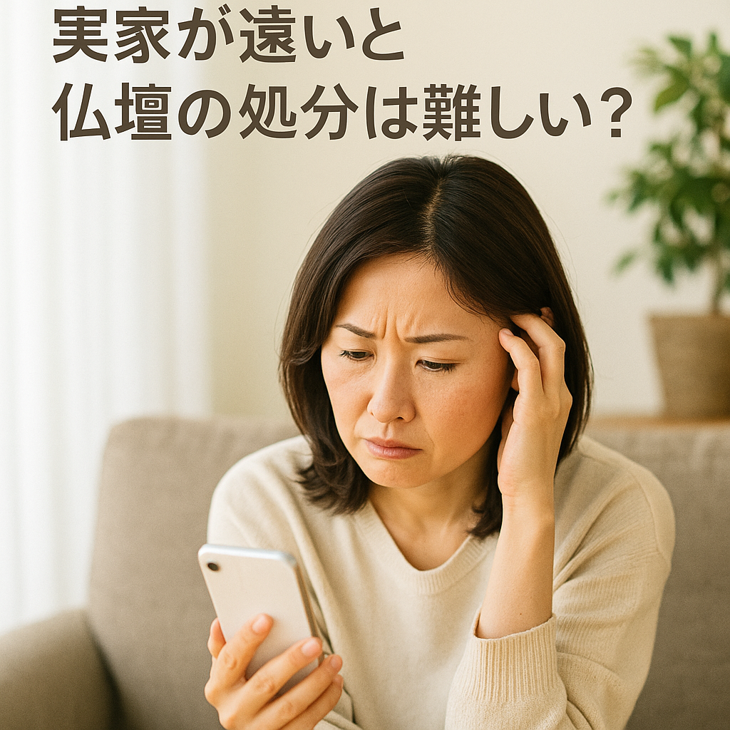 仏壇処分 遠方 実家