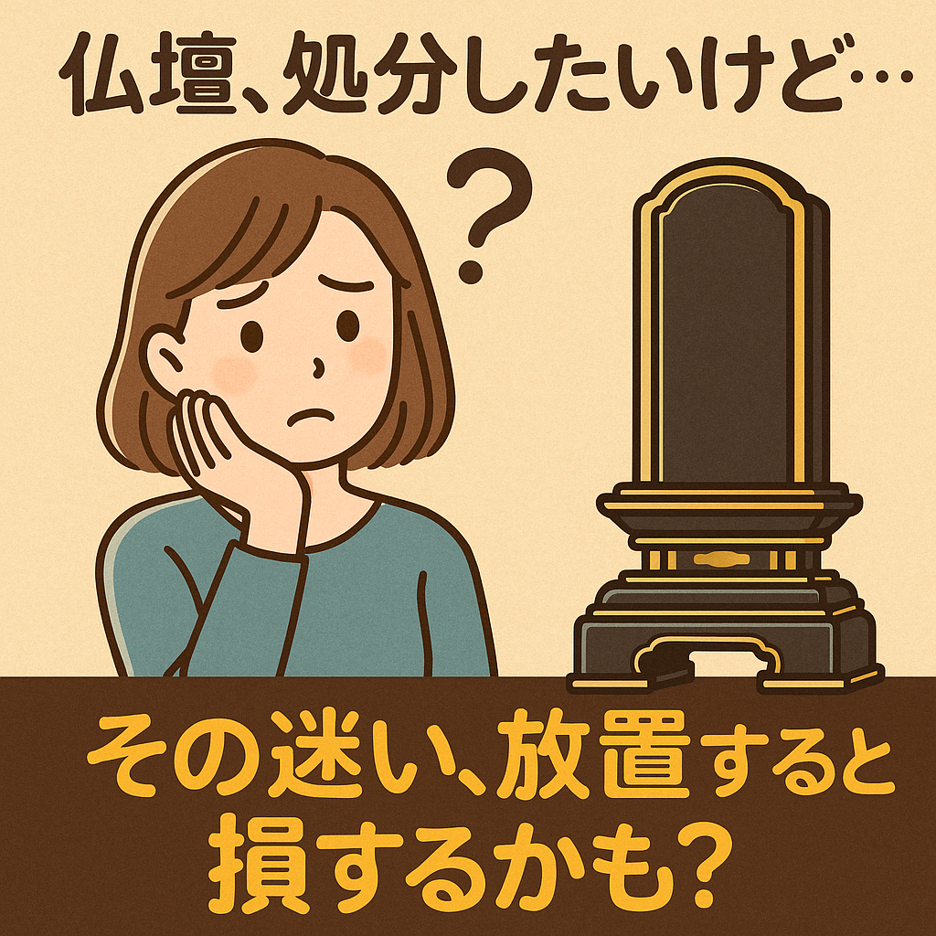 仏壇処分 費用